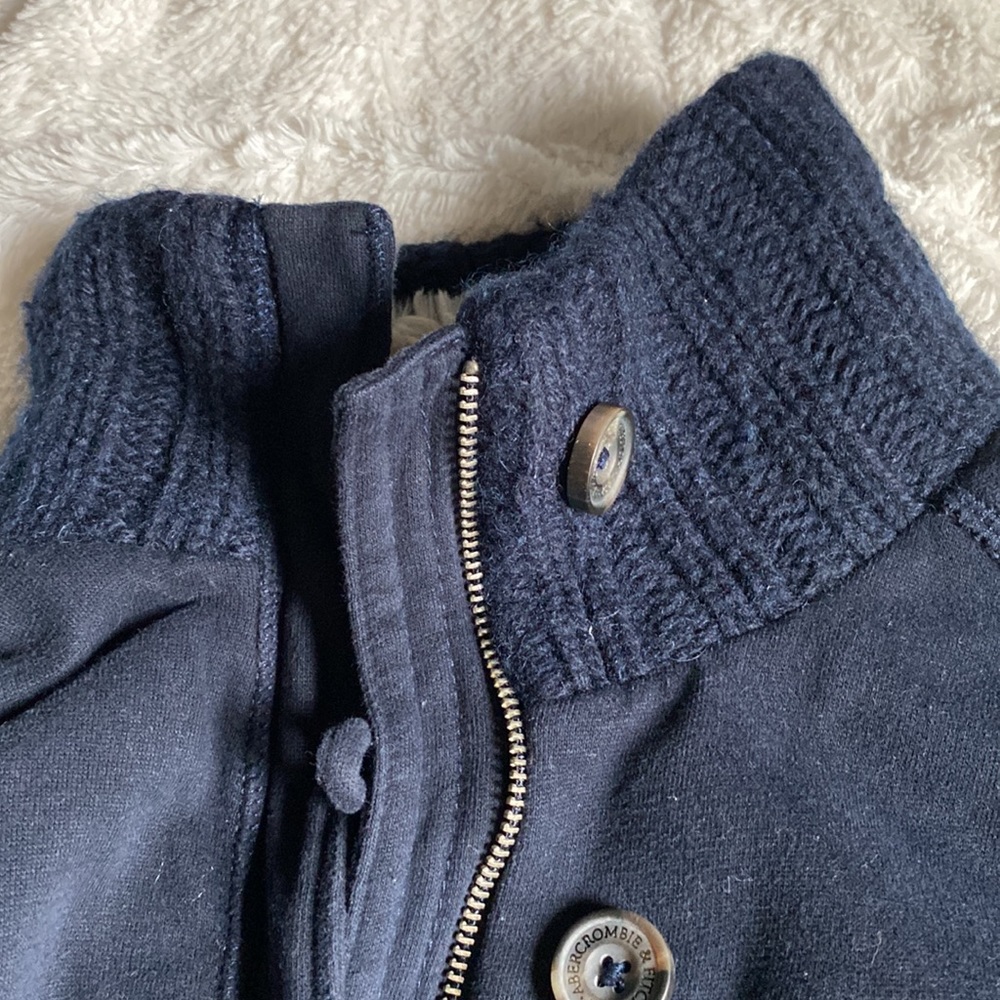 Abercrombie & Fitch Fuzzy Jacket, Button Up And Z… - image 5